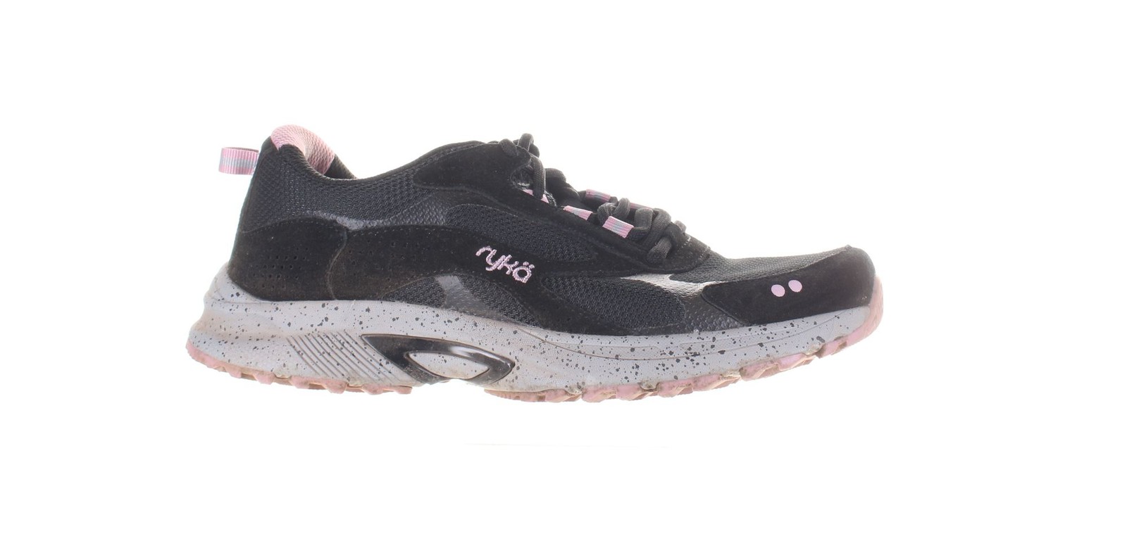 Ryka Womens Sky Stride Black Walking Shoes Size 7 (7815580)