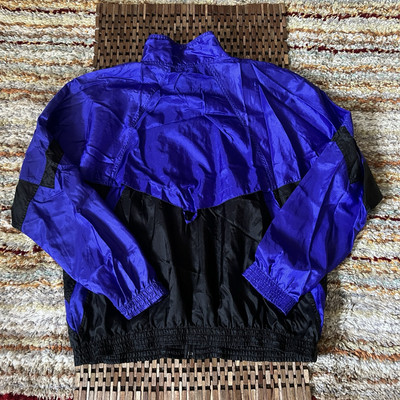 Vintage 90s Nike Cross Training Windbreaker Jacket Purple Black