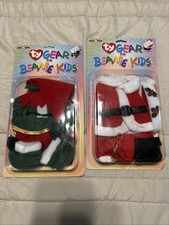 Ty Gear for Beanie Kids Santa And Elf Outfit