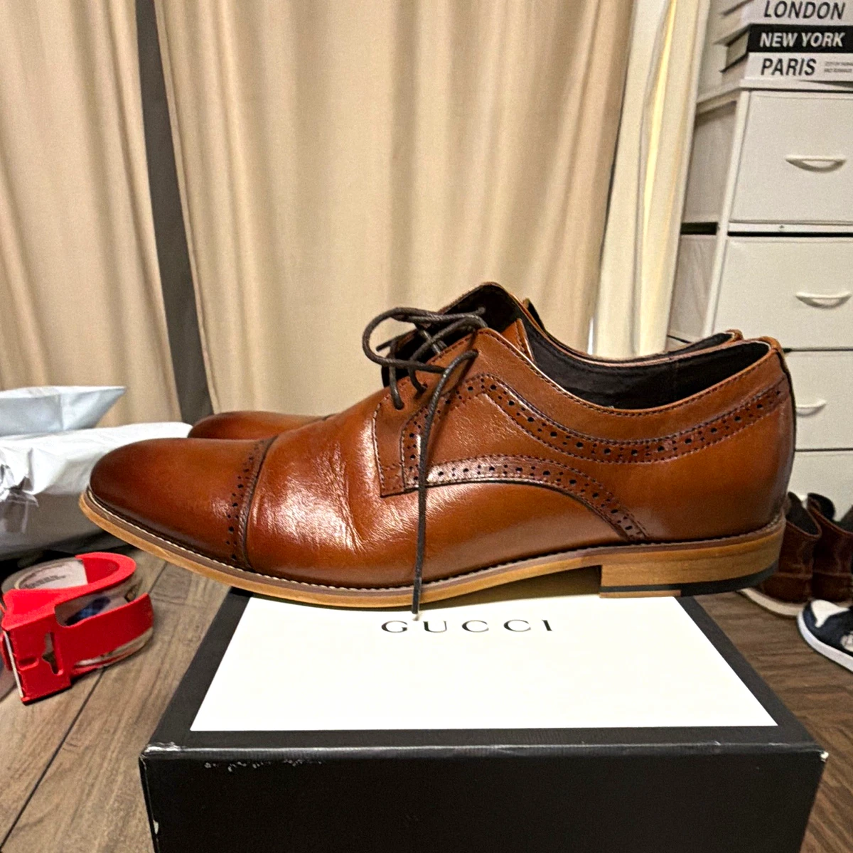 VTG Stacy Adams Men\'s 10D Brown Leather Oxford Lace Up Professional Work Dapper Stacy Adams Lace Up Oxfords for Men | Mercari main image 2