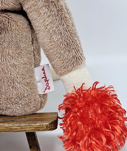 Daphne handgefertigte Socke Affe Golf Kopfbedeckung oder Handpuppe 14” x 8” sehr guter Zustand - Bild 8 von 10