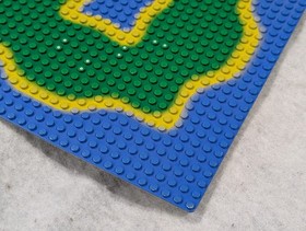 Lego 32x32 Baseplate Island and Center Lagoon Pattern Set 6270 Forbidden Island