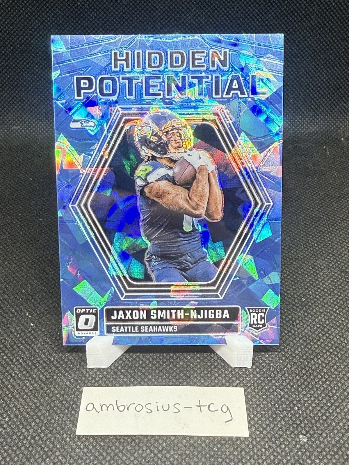 2023 Panini Donruss Optic- Hidden Potential Jaxon Smith-Njigba Cracked Ice 5/15