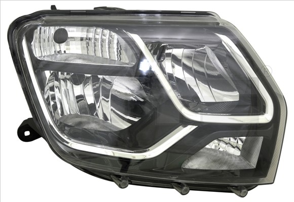 Projecteur TYC 20-14916-35-2 pour remplacer un phare cassé sur DACIA
