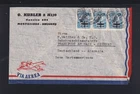 Uruguay Cover Overprints circulated to Germany