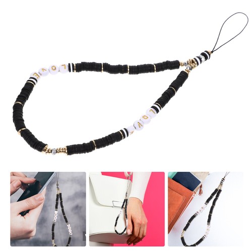 Beaded Phone Charm Lanyard Phone Hanging Charm Anti-lost Wrist Strap Beads - 第 3/12 張圖片