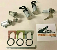 NEW 1960 Bel Air, Impala, Biscayne Complete OE Style Lock Set - Original GM Keys