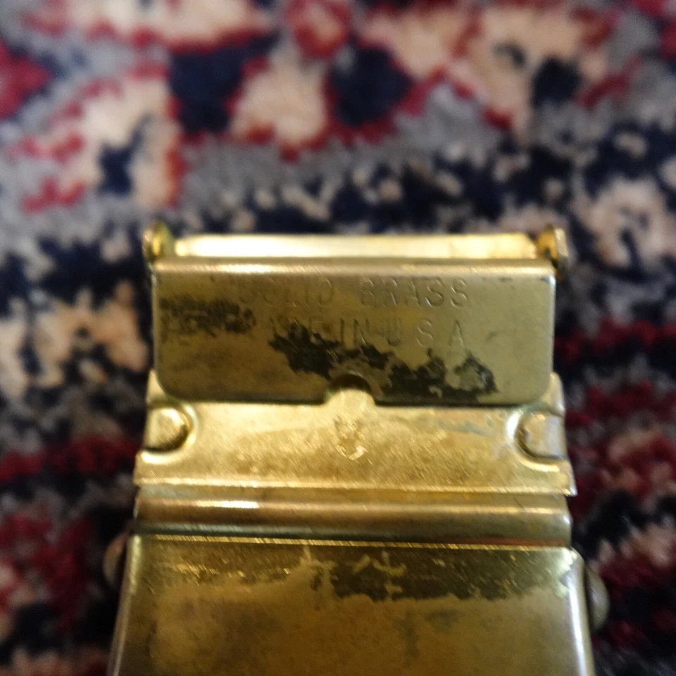 Boy Scouts Belt Buckle Solid Brass Vintage USA Made - Image 3 of 4