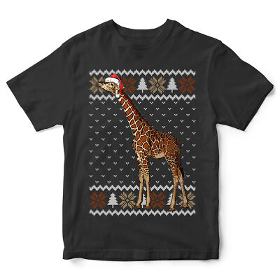 Weihnachten Kostüm Giraffe T-Shirt Safari Tier Kinder Tiere