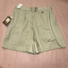 Vintage 1990  s Lee Cotton Casual Womens Shorts, Deadstock NWT, Size 16