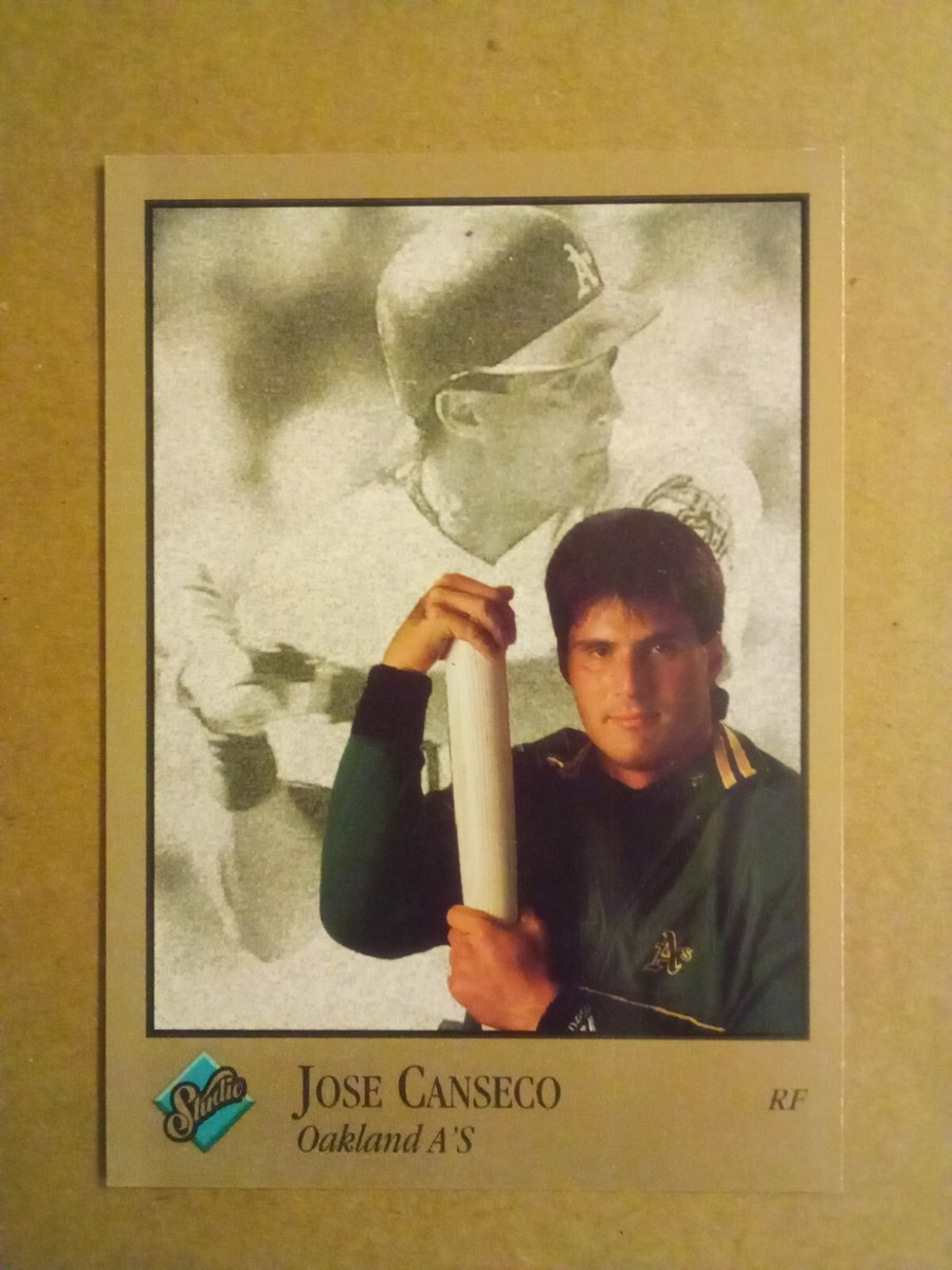 Jose Canseco 222 Studio 92 MLB Baseball Leaf Card | eBay