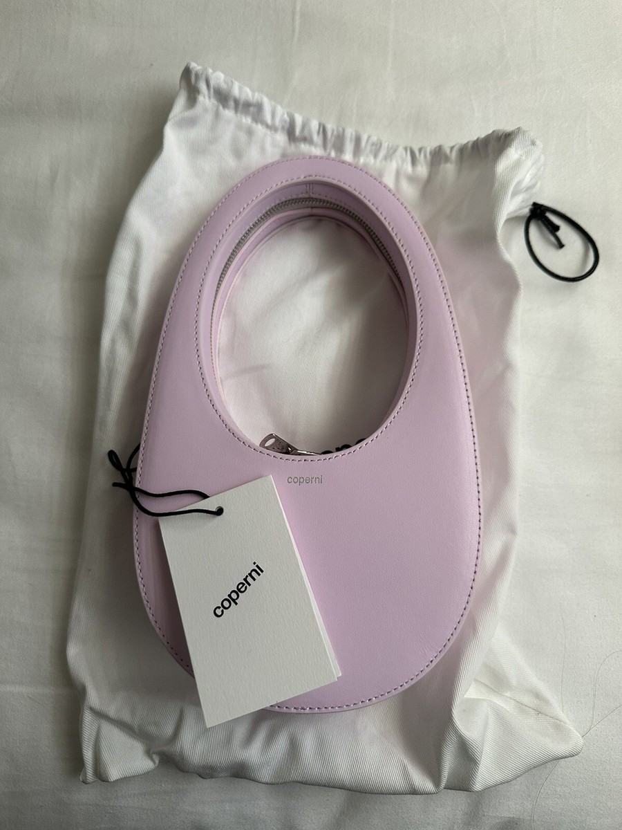 ☆人気☆【COPERNI】☆COPBA01BIS421 Mini Swipe Bag - Pink☆ Coperni Mini Swipe Leather Top Handle Women's Bag Baby Pink