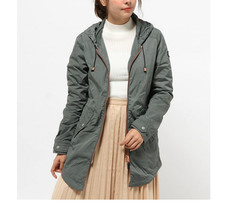 Spiewak L35821 Women's Green Hamilton Fishtail Hooded Coat Size Small