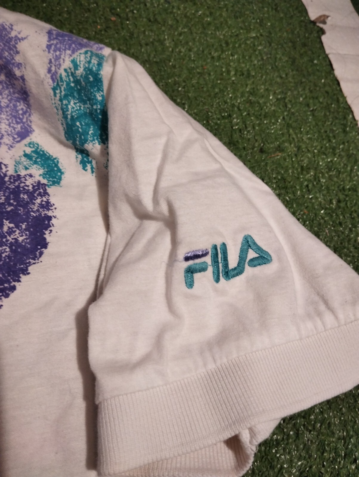 Fila polo Tennis VINTAGE s90 maglia jersey Trikot maillot tg 50