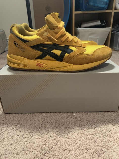 asics gel saga yellow