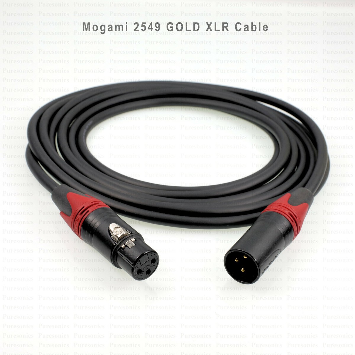 MOGAMI 2549 GOLD High Quality XLR Cable in Custom Lengths and Boot