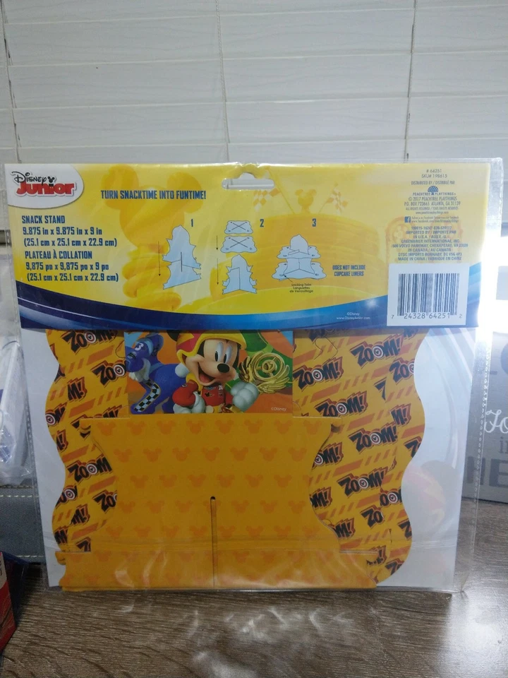 Disney Junior Mickey and the Roadster Corredores Fiesta de Cumpleaños Favor Cupcake Tower Foto 2 de 4