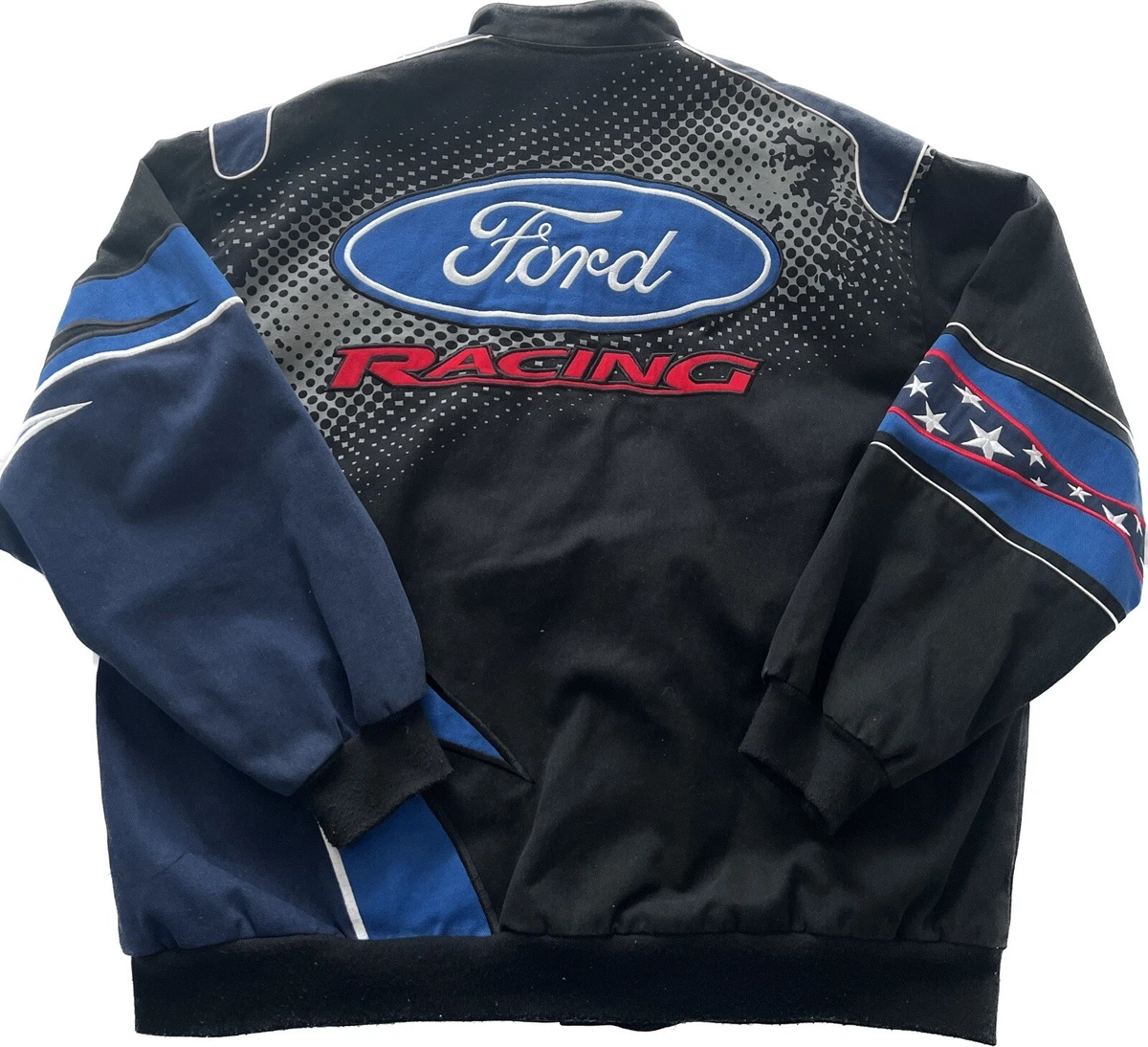 JH Design Jeff Hamilton Ford Racing Mens Racecar Jacket 3X | eBay