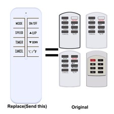Mando a distancia reemplazado para aire acondicionado portátil Haier HPRB07XC7-B CPRB08XCJ