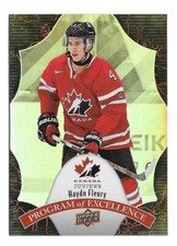 2016-17 Haydn Fleury Upper Deck Team Canada Juniors Program of Excellence