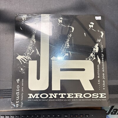 J.R. Montrose & The Joe Abodeely Trio LP In Action M-/M-sealed 1983 Reissue