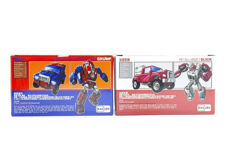 New BadCube BC OTS-09 Grump & OTS-10 Slick Reissue BC Action Figure toy In Stock - Image 4 of 4