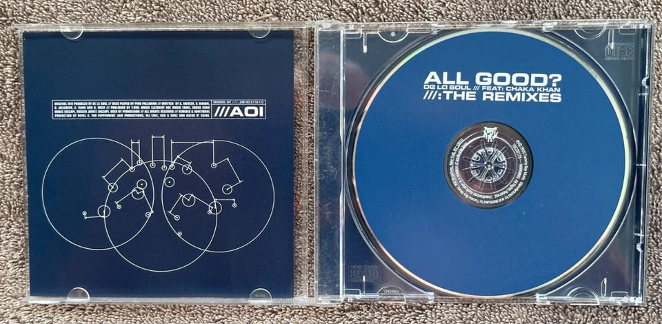 DE LA SOUL 2000 CD ALL GOOD ?  FEAT: CHAKA KHAN  THE REMIXES Tommy Boy 6 Tracks Foto 2 de 4