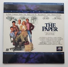 "The Paper" Laserdisc still SEALED Michael Keaton Ron Howard
