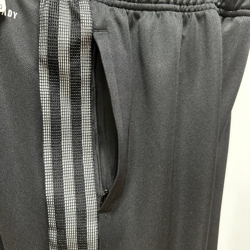 Pantaloni Adidas Youth neri bianchi a righe Tiro 21 pantaloni da pista giovanili taglia MEDIA NUOVI! - Foto 12 di 17