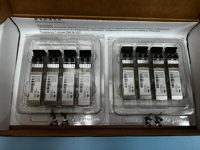 Pack Of 10 NEW Brocade 57-1000130-01 10GB SFP+ 10GE USR 100m Transceiver