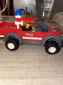 *LEGO CITY*7942 OFF ROAD FIRE RESCUE TRUCK* CHIEF