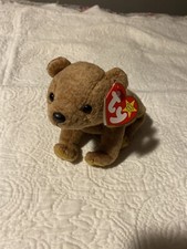 Ty Beanie Baby Pecan The Bear Excellent Condition With Tags