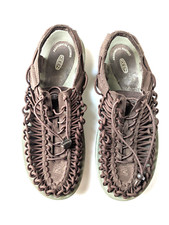 Keen Uneek Bungee Brown Leather Slip On Cord Beach Water Sandals US Men's 11.5