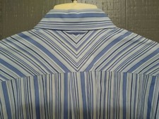 Tommy Hilfiger Mens 1980's 2 Ply Fabric Button Down long sleeve Shirt XL