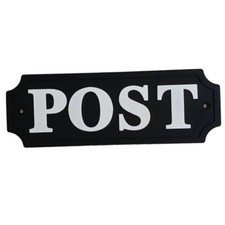 Mailbox Wall Labels Letterboxes Sign Plaque Name Badge Plastic POST Sign Plate