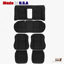 Driver Passenger Replacement Perforated Leather Cover Black For 2004 Acura TL