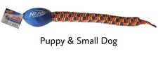 Nerf  PUPPY  SMALL DOG 18  Rainbow Vortex Chain Tug Dog Toy - Durable SQUEAKER