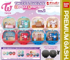 PRE TWICE LOVELYS CAPSULE APARTMENT vol.2 All 5 types Set Capsule Toy Bandai NEW
