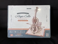 ROKR Magic Cello Mechanical Music Box 3D Wooden Puzzle