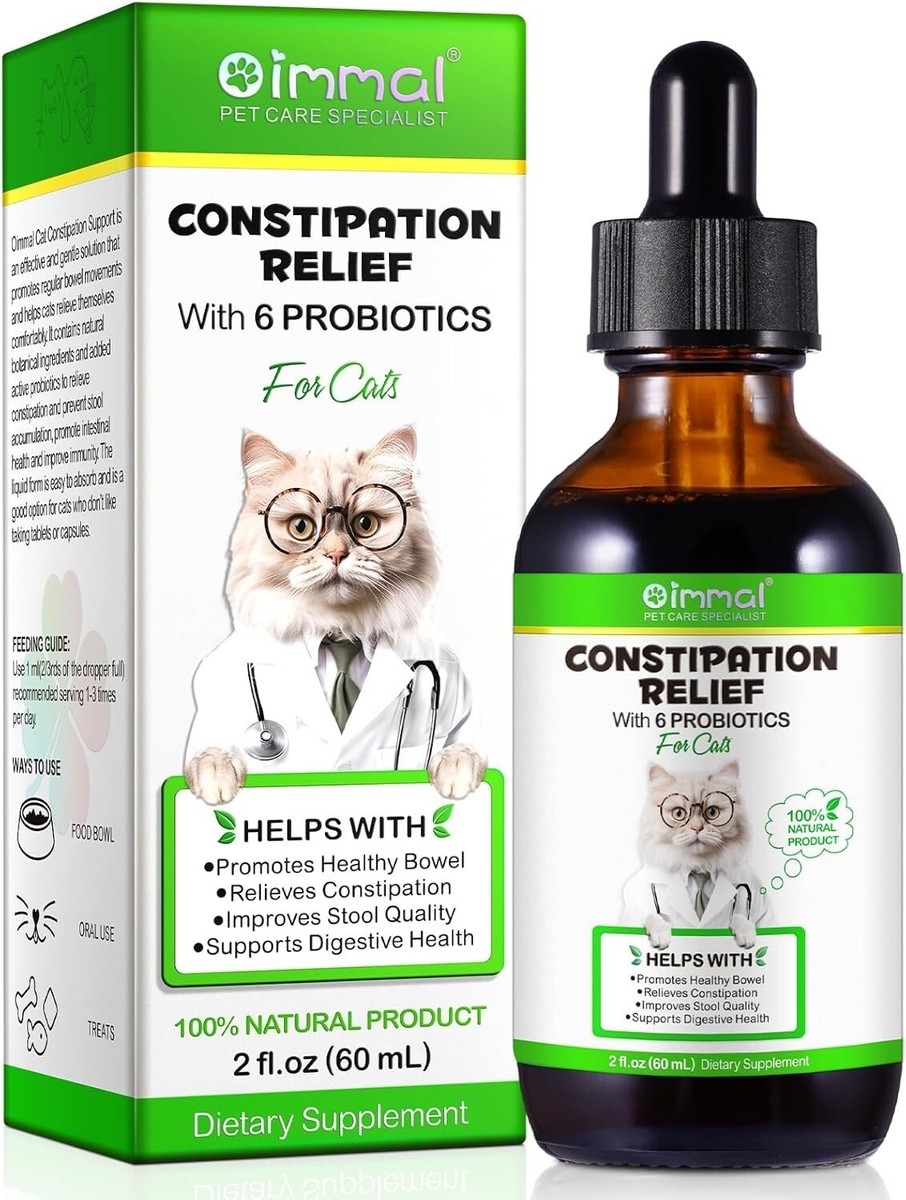60ml Constipation Relief for Cat, Cat Constipation Treatment, Cat