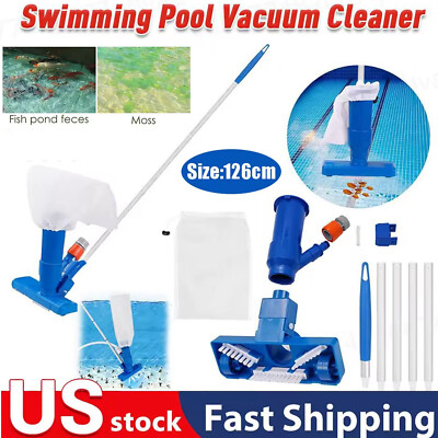 Upgraded Handheld Pool Vacuum for above Ground Pool - Swimming Pool Jet Cleaner