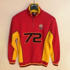 BEAUTIFUL LEMANS 72 FOOTBALL SWEATSHIRT SIZE S BIG LOGO MUC 72 BACK LOGO FOOTBALL