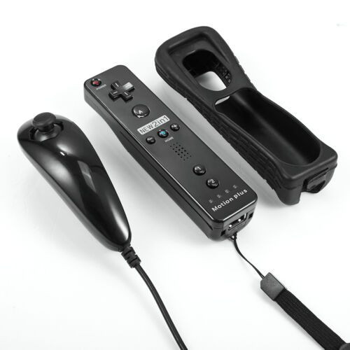 For Wii/Wii U Console Wireless Motion Plus Wii Remote Nunchuck Controller Set US - Picture 7 of 15