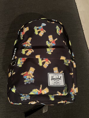 Herschel Supply Co. x The Simpsons Bart Classic XL Black School Backpack Bag Herschel Supply Co. x The Simpsons Bart Classic XL Black  main image 3