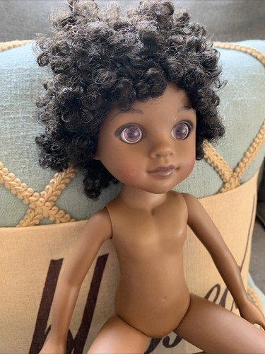 Muñeca Playmates G2G, para Corazones Niñas Rahel Etiopía Marrón Negra Única Desnuda L - Imagen 10 de 10