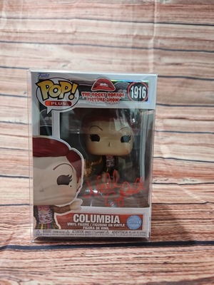 #ad #ad Nell Campbell Signed Columbia Glitter Funko With JSA COA And Protector $350.00