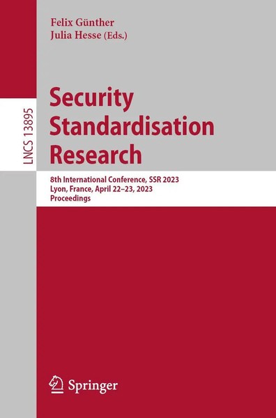 Security Standardisation Research Felix GüNther (U. A.) Taschenbuch Ix Englisch-image