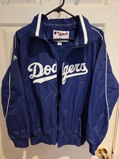 VTG MLB Los Angeles Dodgers Majestic Authentic Dougout Jacket Youth/Women Large