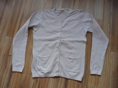 Mädchen Langarm Strick Jacke weiß Mango MNG Kids Gr. 152