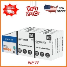 NEW Pen+Gear Copy Paper8.5" x 11" 92 Bright White 20 lb 10 Ream Case 5,000 Sheet